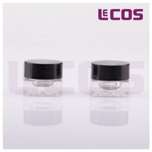 3g Square Mini Eyeliner Glass Jar